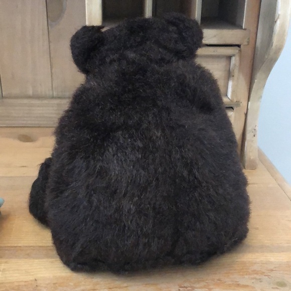 Folkmanis Brown Black Bear Puppet Furry Folk Vintage Imaginative Play - Picture 4 of 8